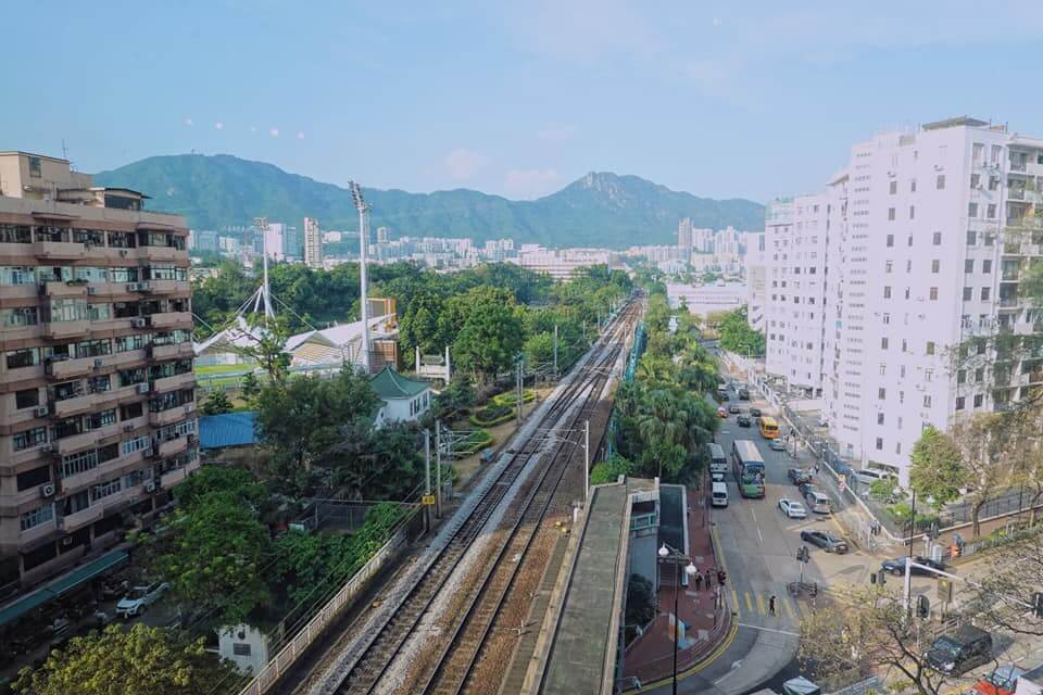 對著獅子山靚景食T,感覺很舒服!