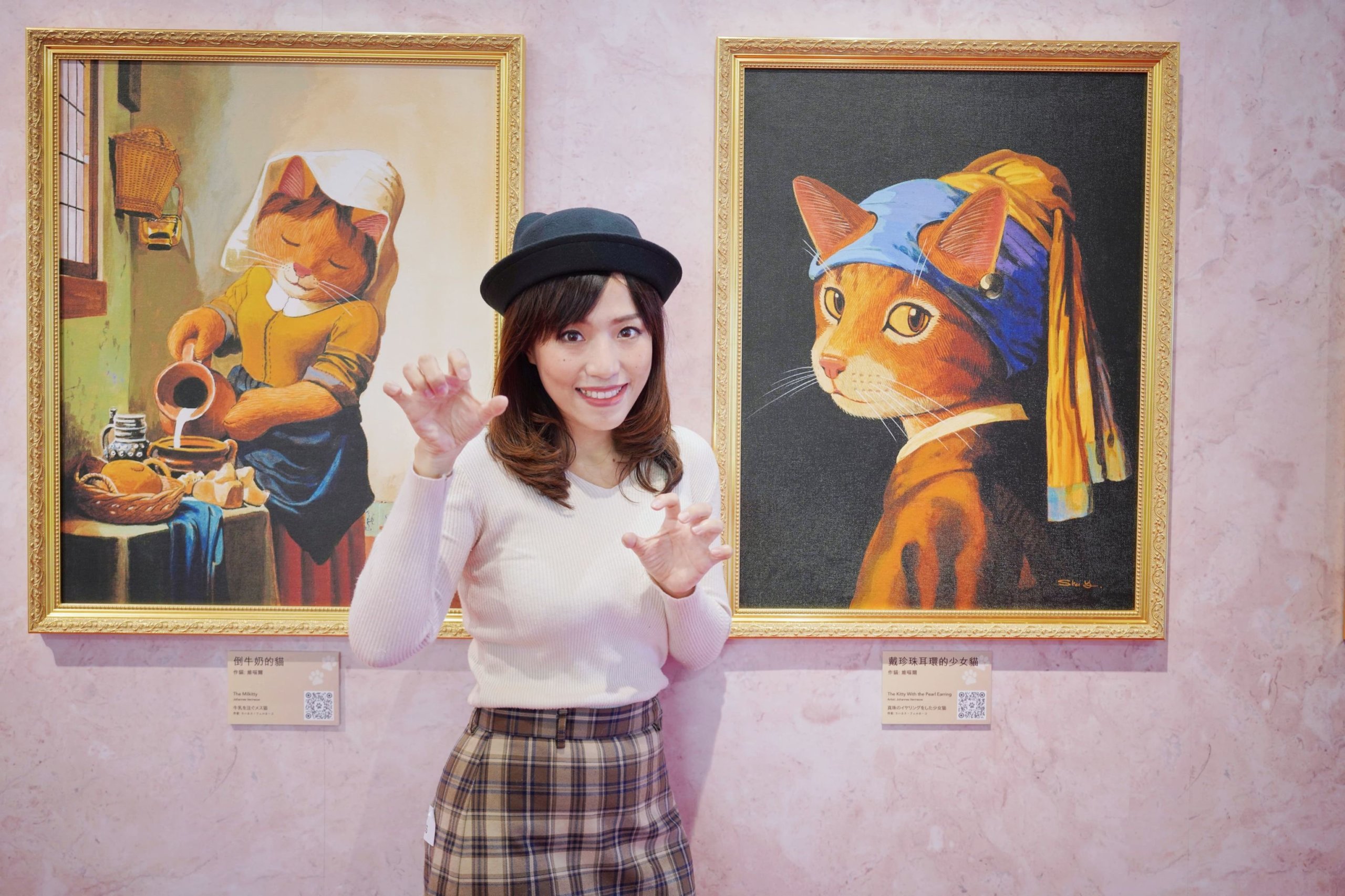 北角匯一期《貓視覺藝廊》,可盡情遊走於不同時代的喵星球藝術史,一次過膜拜數十幅複製世界名畫!