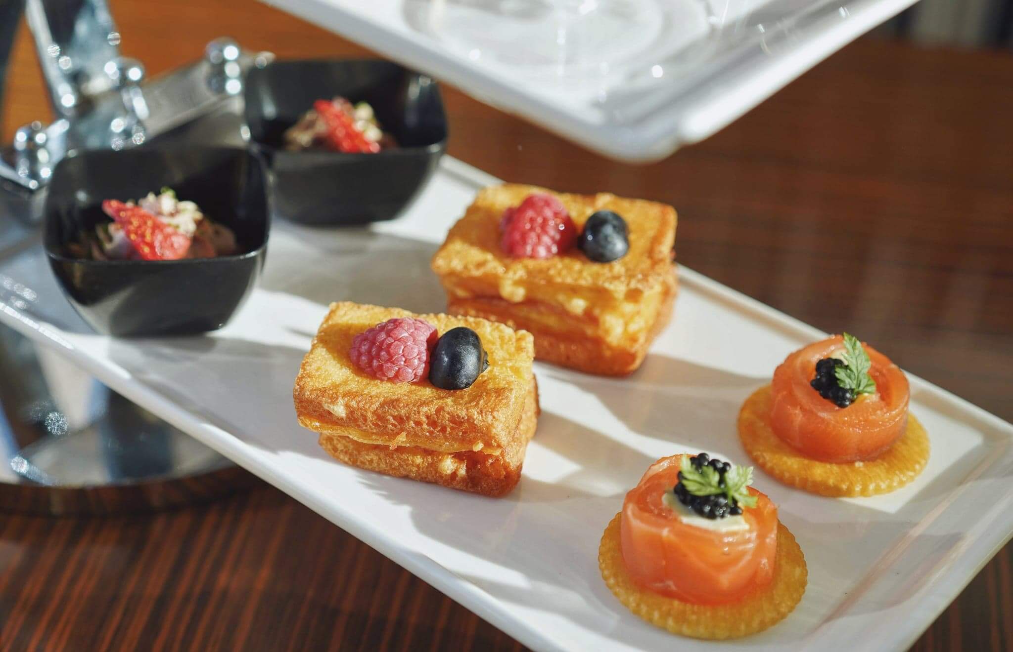 鹹點相對甜點，款式會較簡單一點。