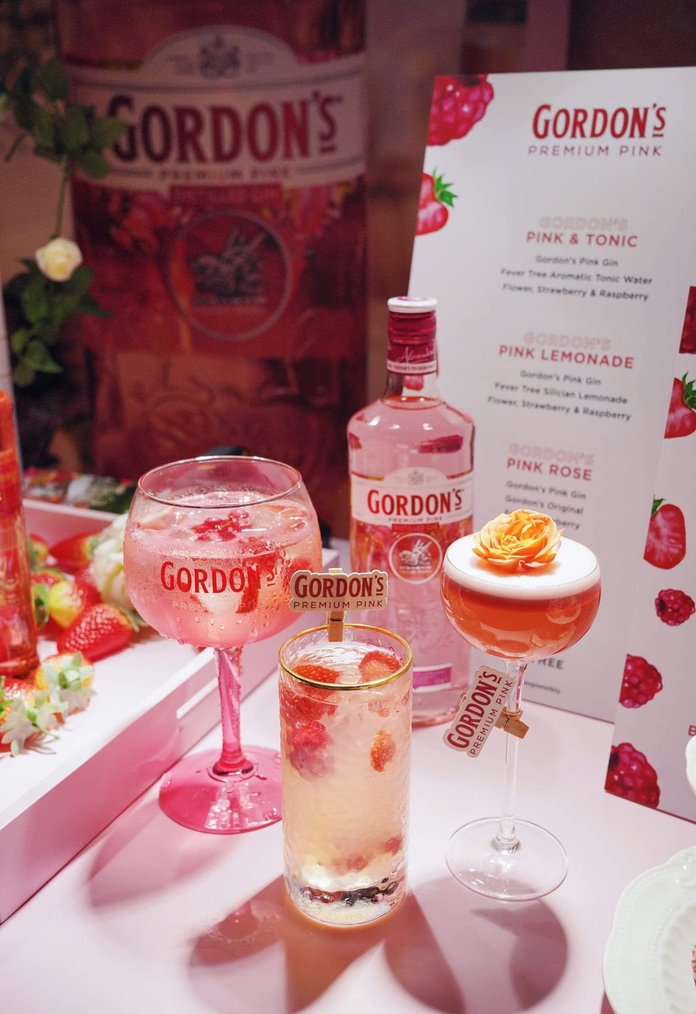Blush由即日起推出三款Gordon’s Pink雞尾酒。