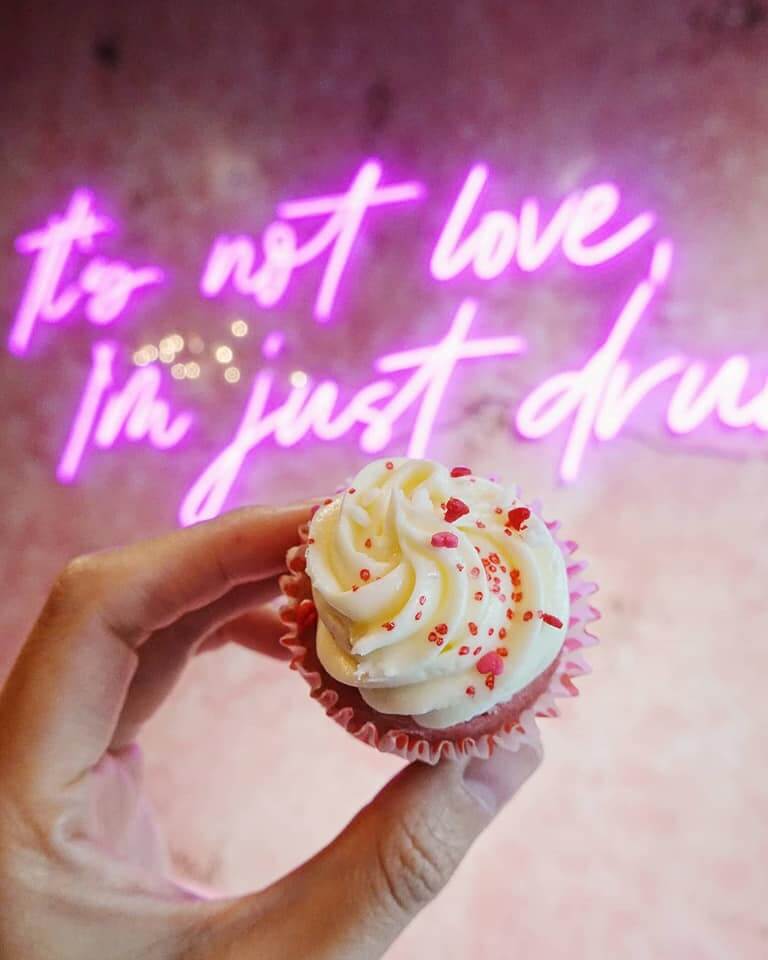 現場可嘗到由PINK GIN做的甜品。