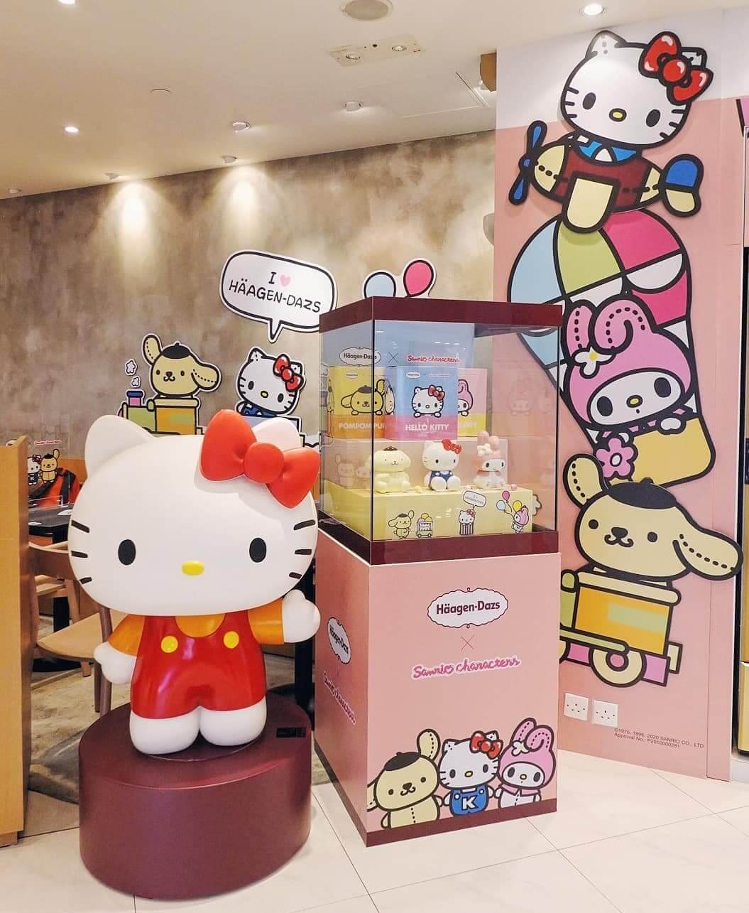 現場有大量Sanrio卡通裝置，身為粉絲一定要打卡！