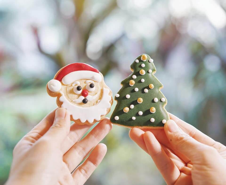 精美嘅聖誕老人曲奇、聖誕樹曲奇,靚到唔捨得食!