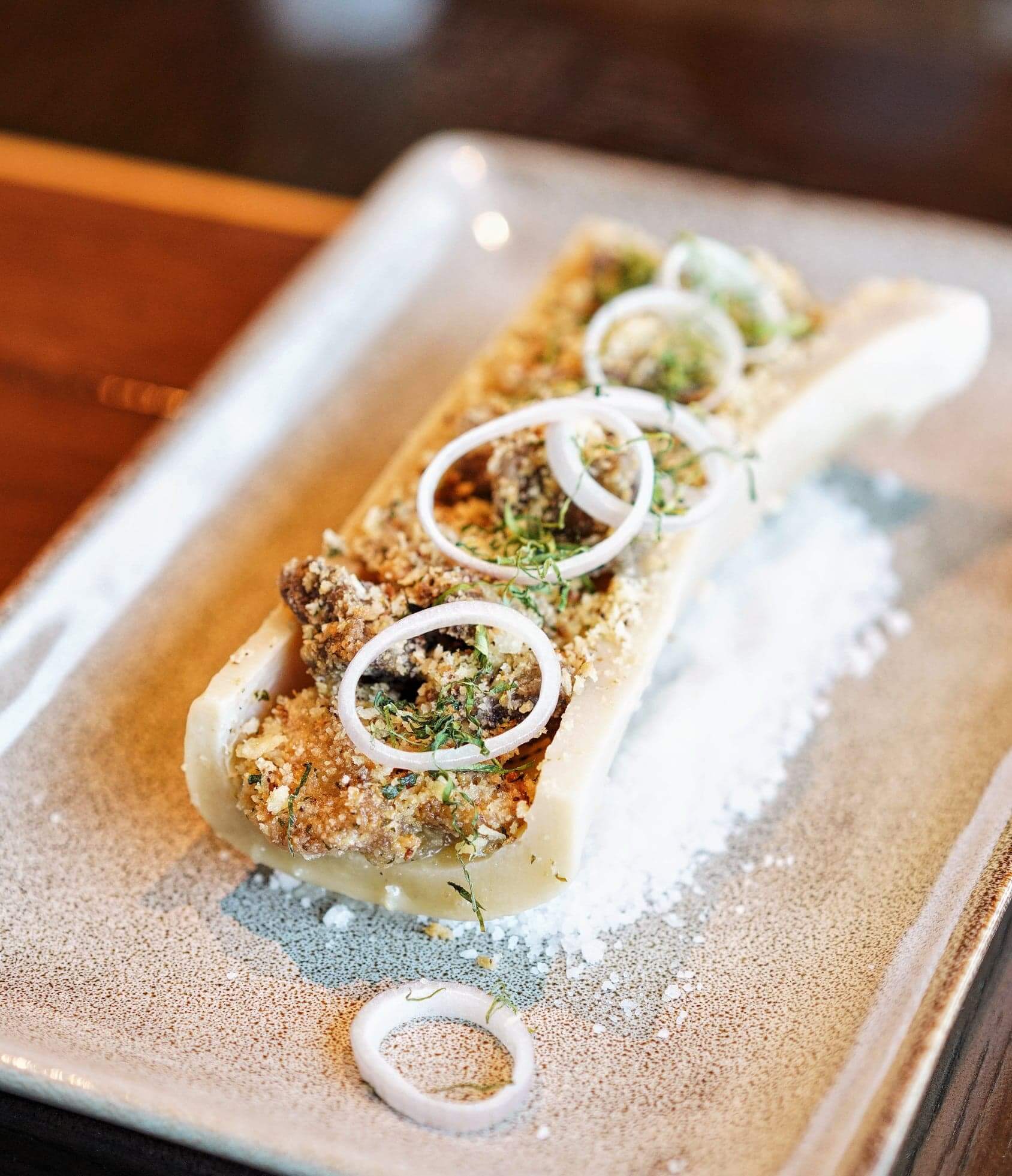 意式Gremolata及香芹沙律,作為前菜非常醒胃。