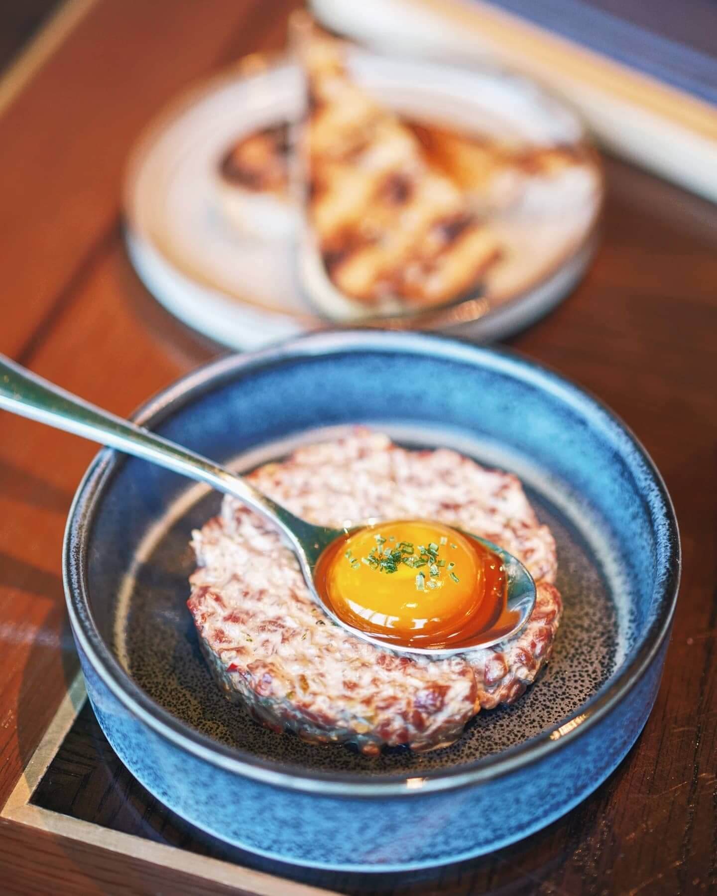 他他牛用鮮牛加鹽、洋蔥及大蒜製成,非常惹味!