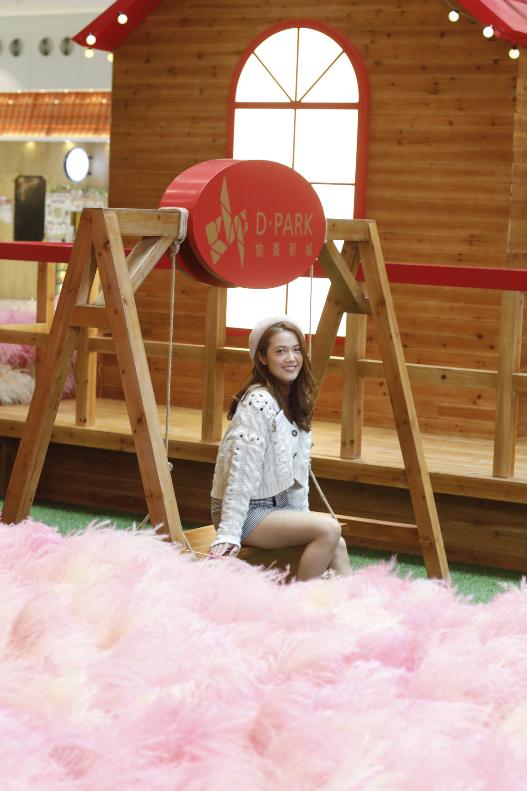 唯美木鞦韆,是拍照的必到之處!