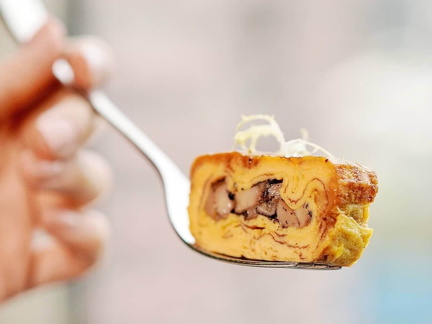 黑松露野菌玉子燒。