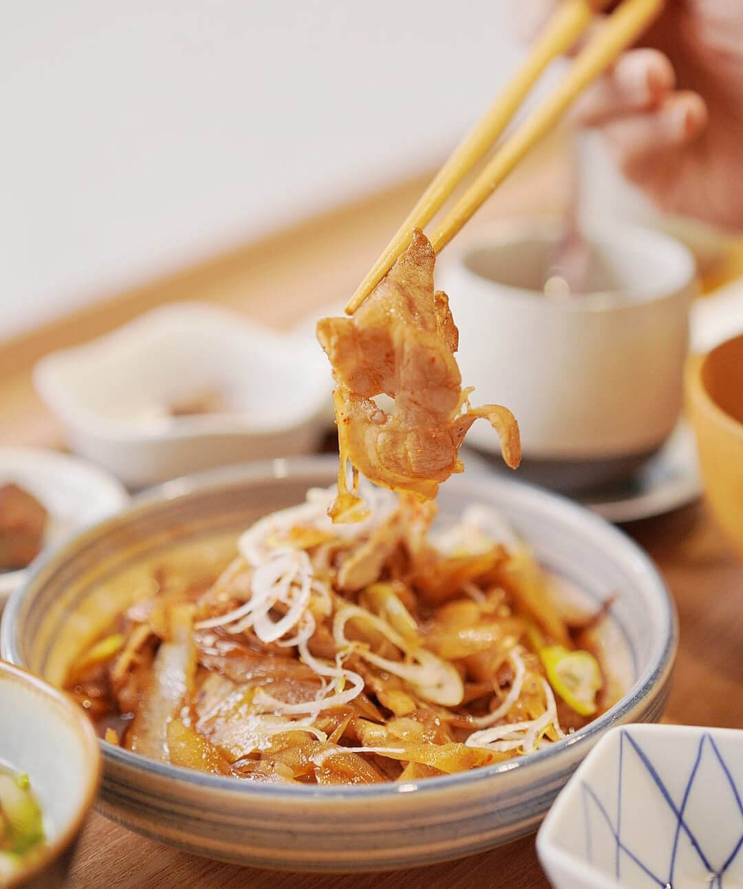 豚肉彈牙,京蔥惹味,好送飯!
