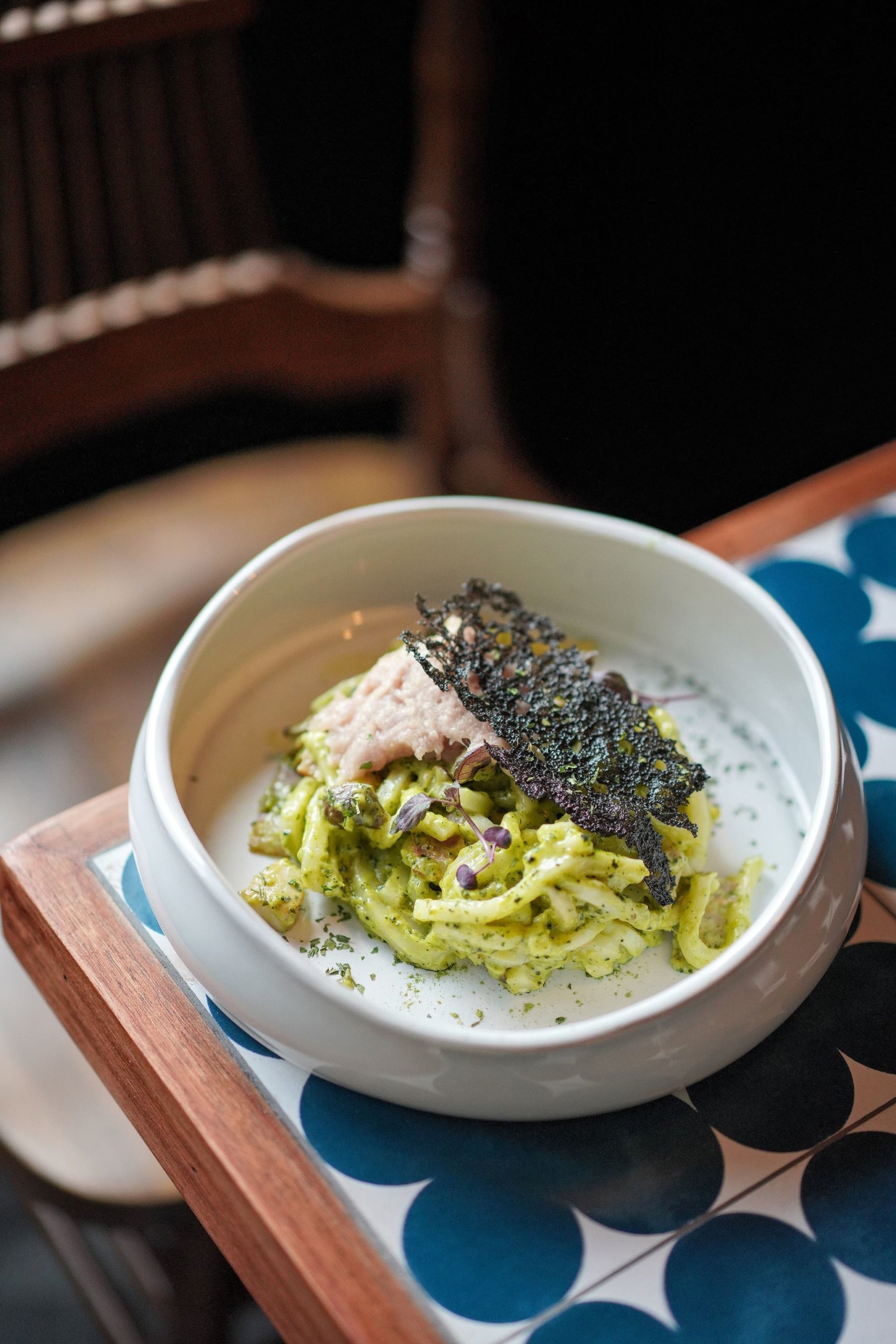 吞拿魚蓉宇治抹茶卡邦尼