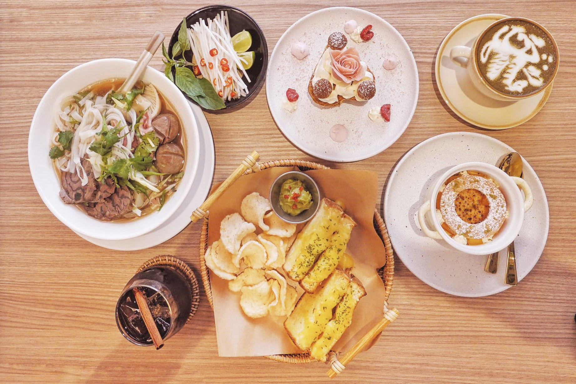 越法美食,東南亞味重,而又不失優雅。