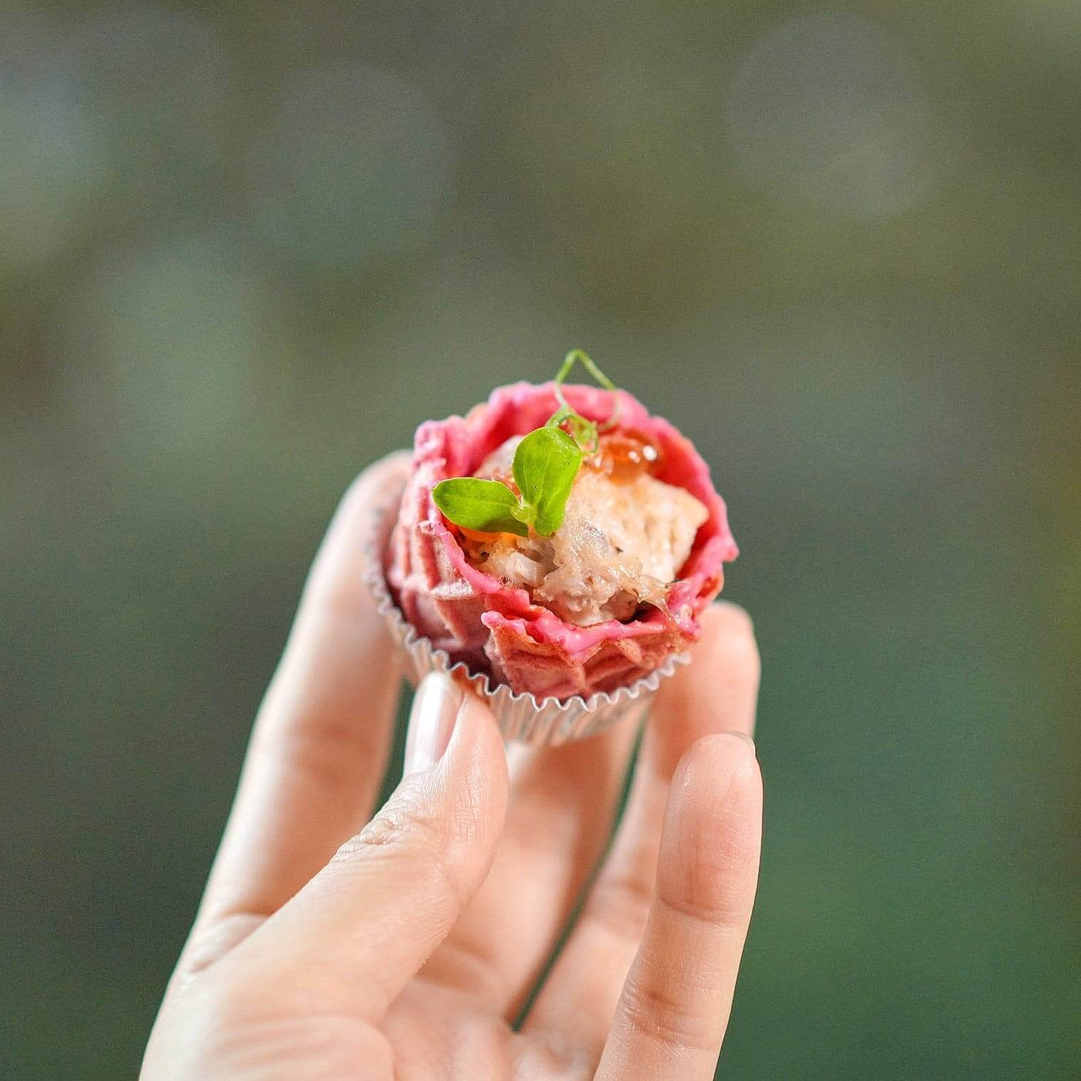 阿拉斯加蟹肉沙律伴三文魚籽