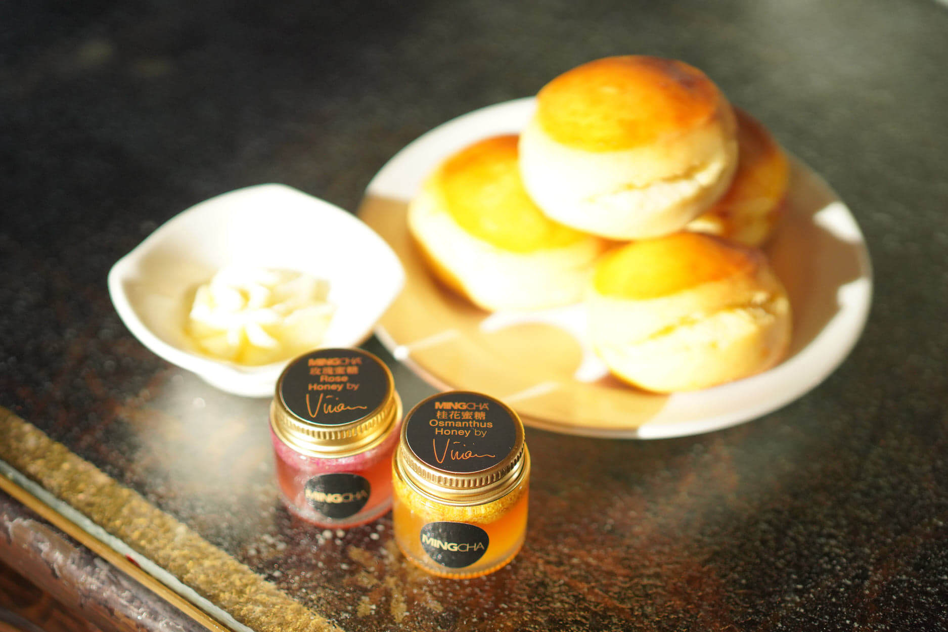 自家製原味和杞子鬆餅