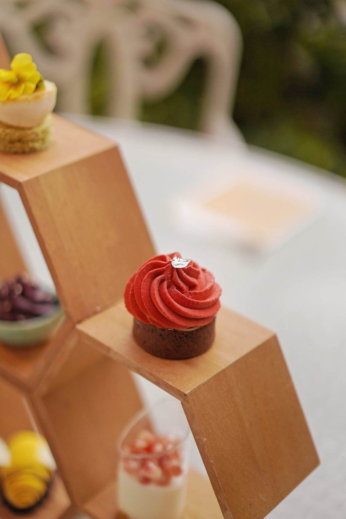 伯爵茶慕絲配檸檬蜜糖醬