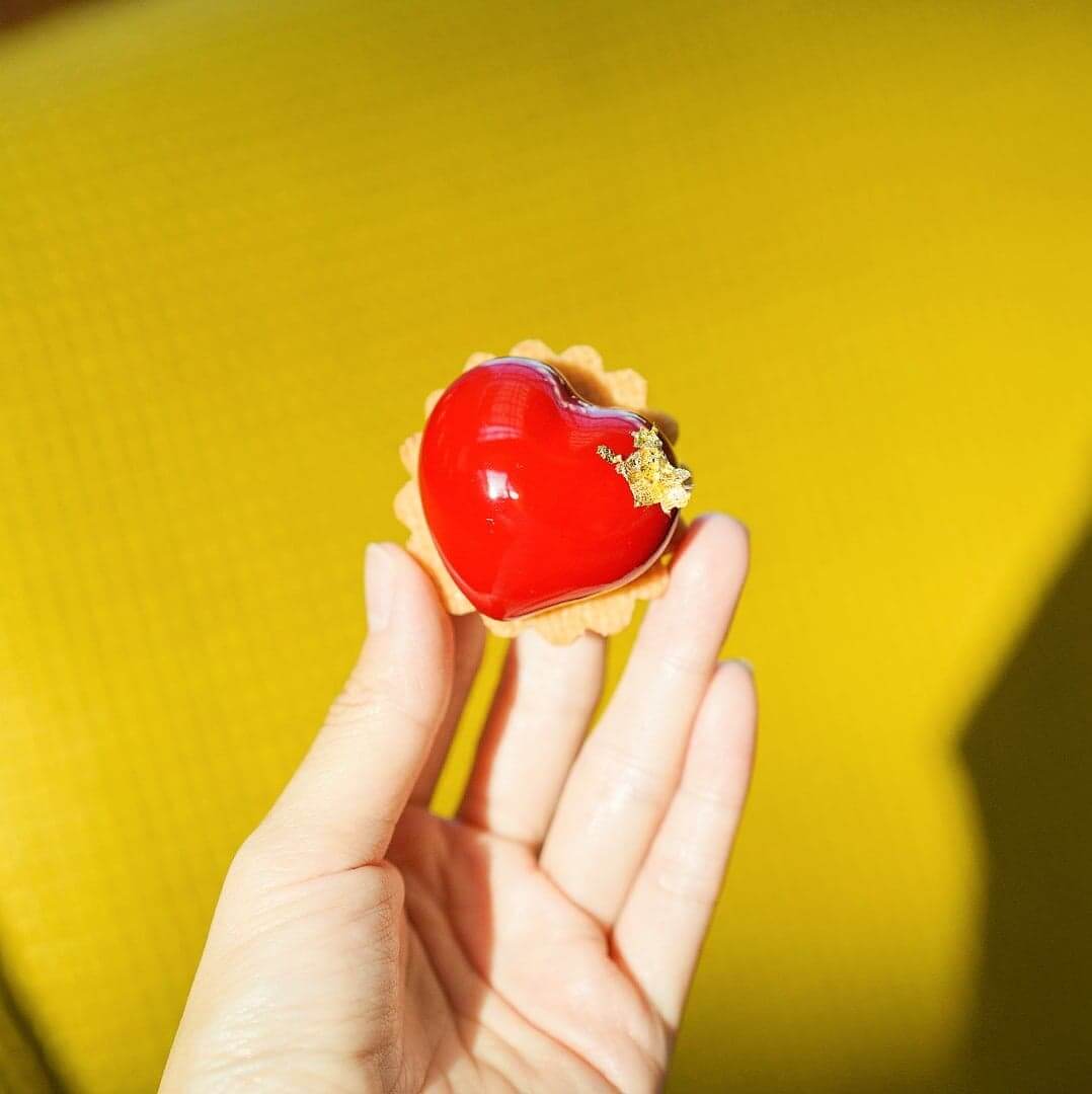 雜莓心型朱古力