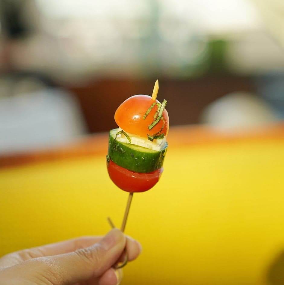 香草鮮茄芝士串