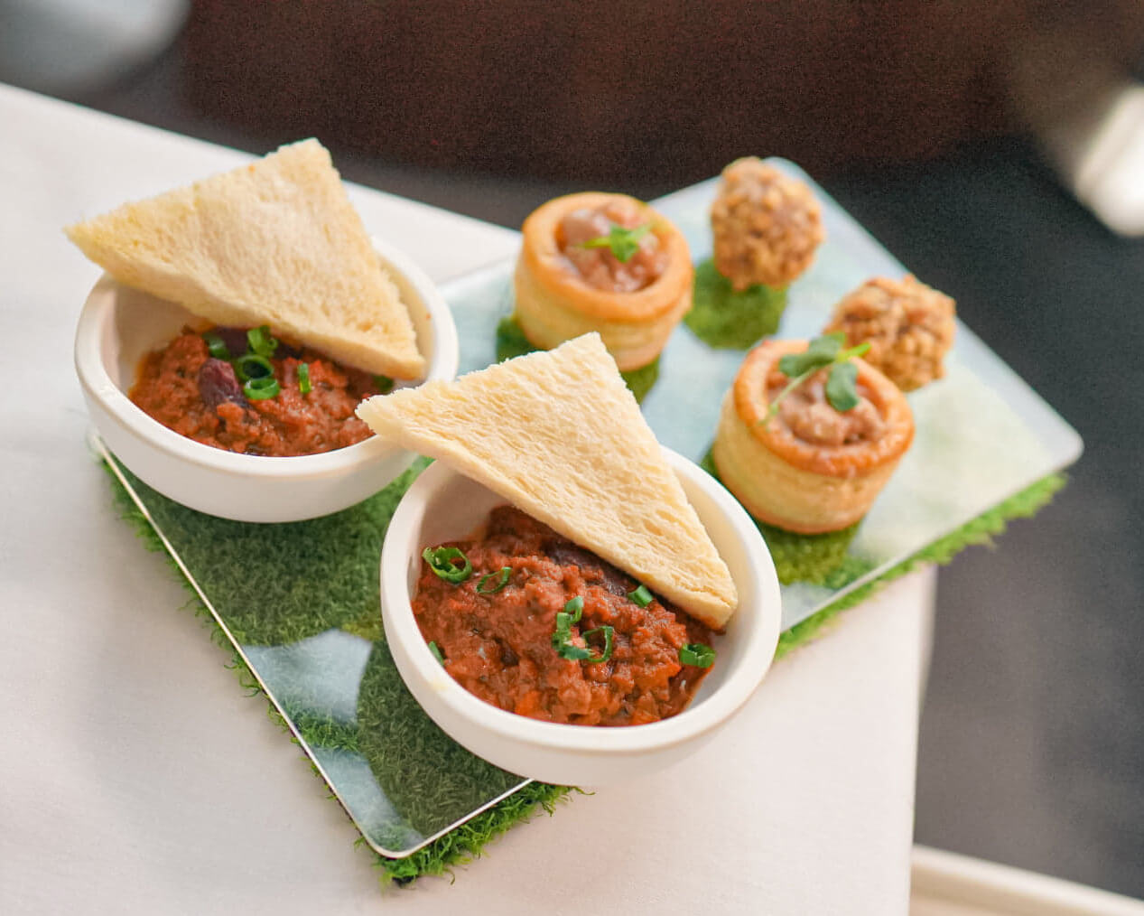 一系列Fusion鹹點，口感獨特。