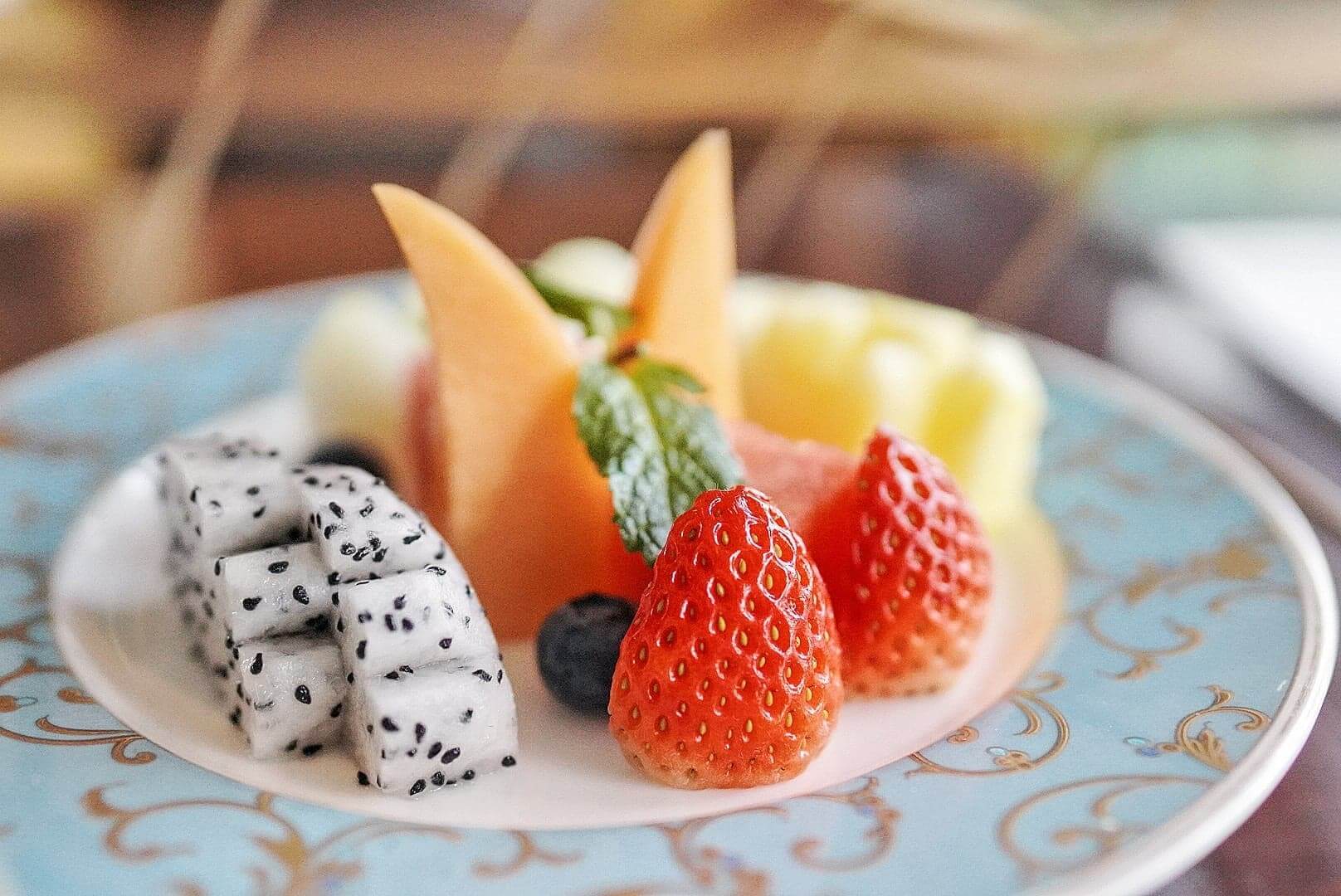 多款水果,食味道濃重嘅美點時正好解膩。