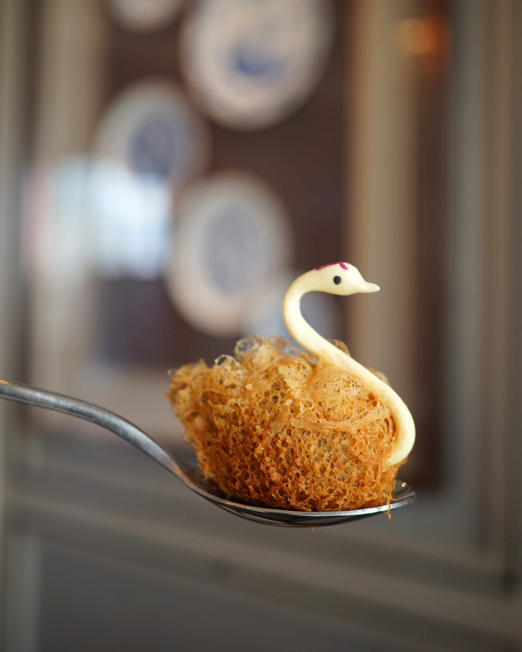 將芋泥酥製成天鵝形,好精美!