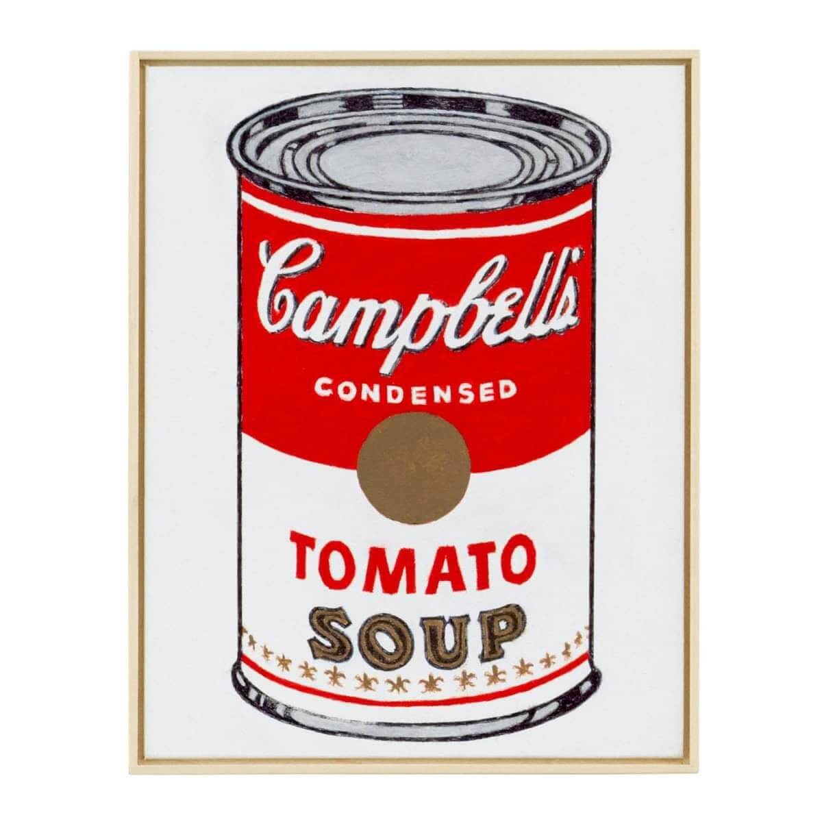 Andy Warhol 以日常生活為靈感,創作經典金寶湯Pop Art。