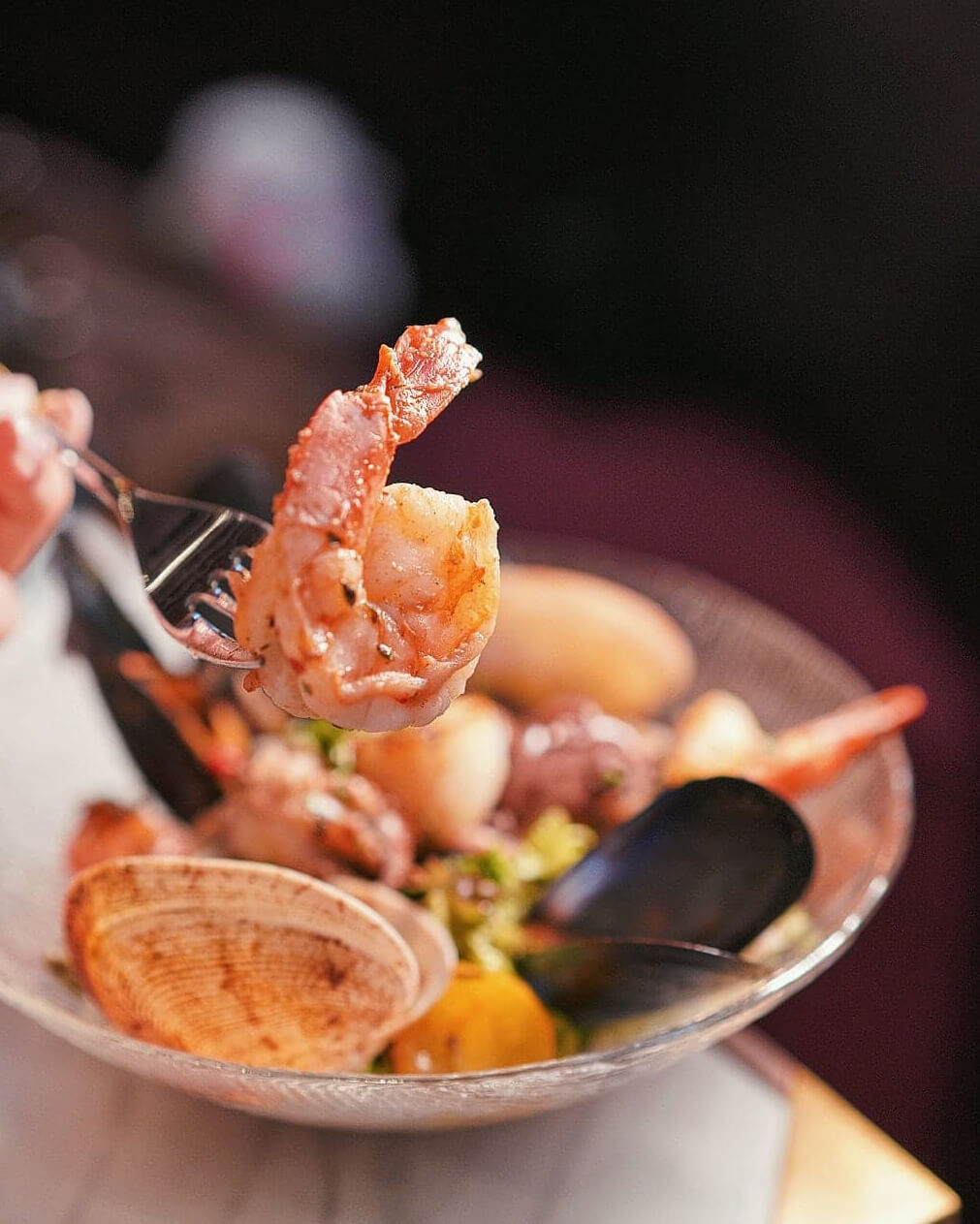 海鮮非常足料，大蝦啖啖肉！