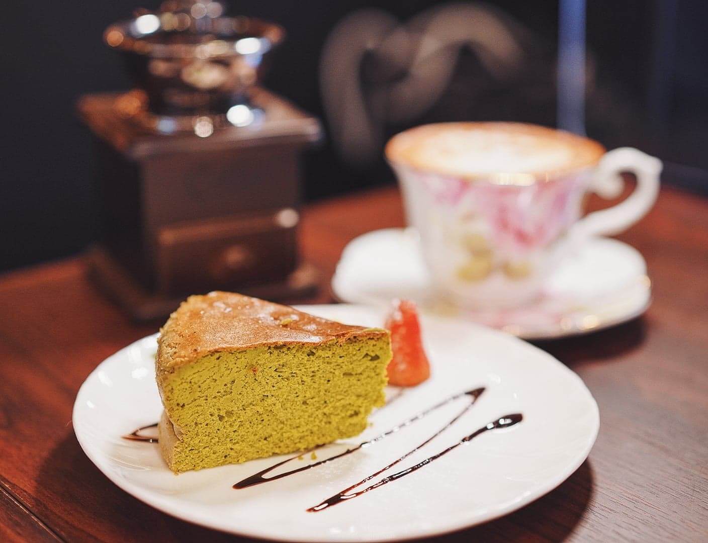 抹茶梳乎厘芝士蛋糕,濃郁之中不失鬆軟感,口感一流!