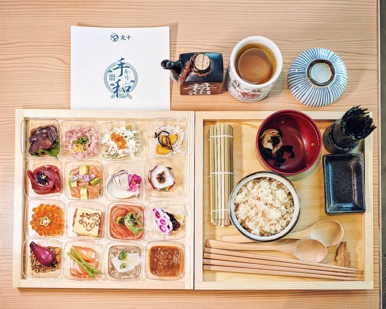 丸十最新手和壽司盒，有16款和食，比大家DIY壽司！